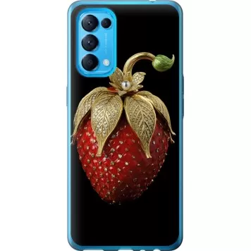Чохол на Oppo Find X3 Lite Полуниця v3