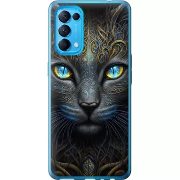 Чехол на Oppo Find X3 Lite Кошка