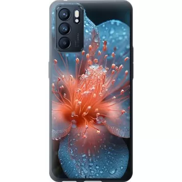 Чохол на Oppo Reno6 5G Роса на квітці