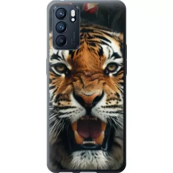 Чохол на Oppo Reno6 5G Тигрова велич