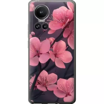 Чехол на Oppo Reno10 Pro Пурпурная сакура