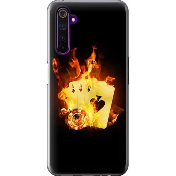 Чохол на Realme 6 Pro Палаючі карти