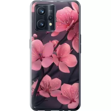Чехол на Realme 9 Pro Plus Пурпурная сакура