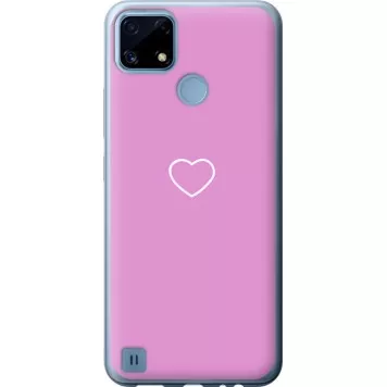 Чехол на Realme C21 Сердце 2