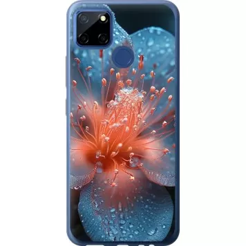Чехол на Realme C12 Роса на цветке