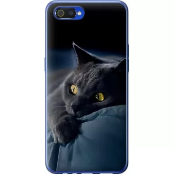 Чохол на Realme C2 Димчастий кіт