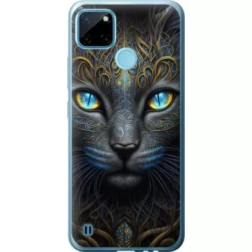 Чехол на Realme C21Y Кошка