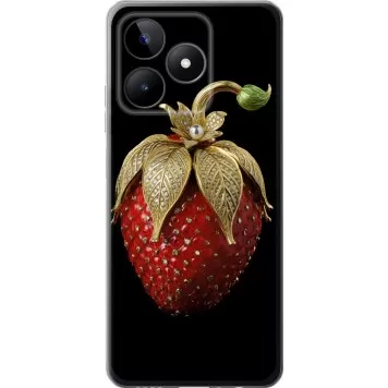 Чехол на Realme C53 Клубника v3