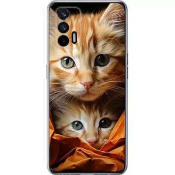 Чехол на Realme GT 5G Котики 2