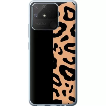 Чехол на Realme Narzo 50A Пятна леопарда
