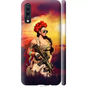 Чехол на Samsung Galaxy A70 2019 A705F Украинка с оружием
