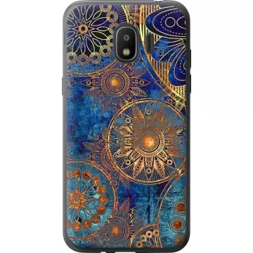 Чехол на Samsung Galaxy J2 2018 Золотой узор