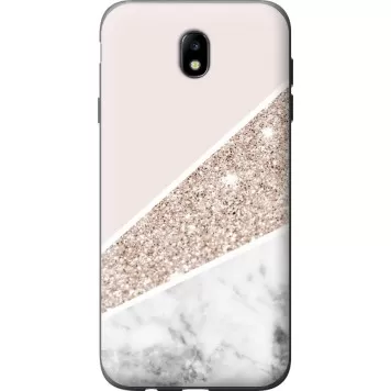 Чохол на Samsung Galaxy J7 J730 (2017) Пастельний мармур