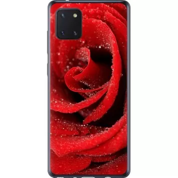 Чехол на Samsung Galaxy Note 10 Lite Красная роза
