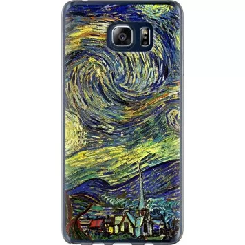 Чехол на Samsung Galaxy Note 5 N920C Винсент Ван Гог. Звёздная ночь