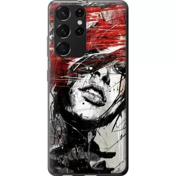 Чехол на Samsung Galaxy S21 Ultra (5G) Лицо девушки