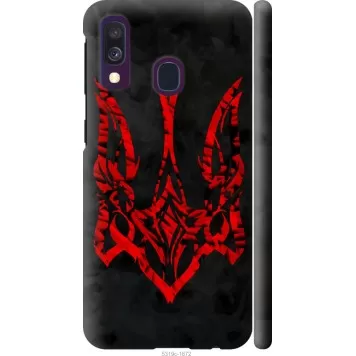 Чехол на Samsung Galaxy A40 2019 A405F Герб Украины v4
