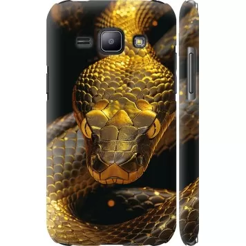 Чехол на Samsung Galaxy J1 J100H Golden snake