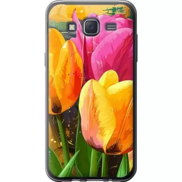 Чохол на Samsung Galaxy J5 (2015) J500H Намальовані тюльпани
