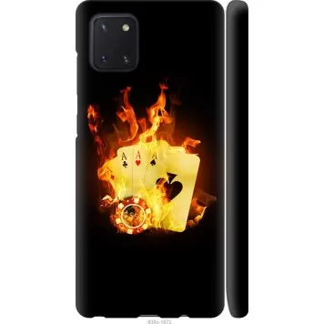 Чехол на Samsung Galaxy Note 10 Lite Горящие карты