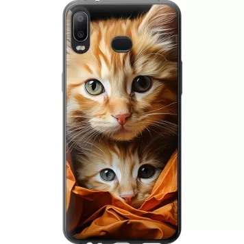 Чохол на Samsung Galaxy A6s Котики 2