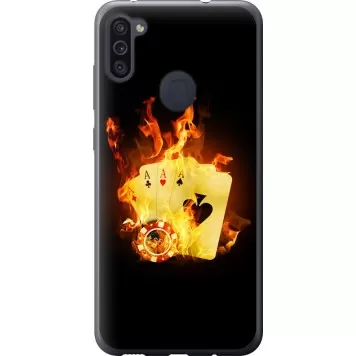 Чохол на Samsung Galaxy A11 A115F Палаючі карти
