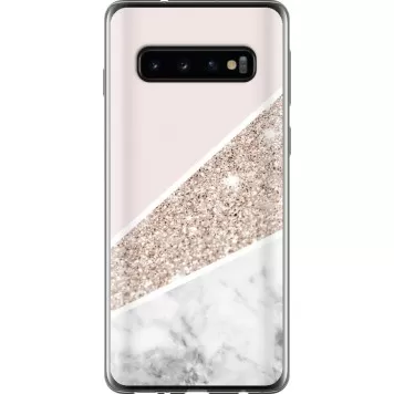 Чехол на Samsung Galaxy S10 Пастельный мрамор