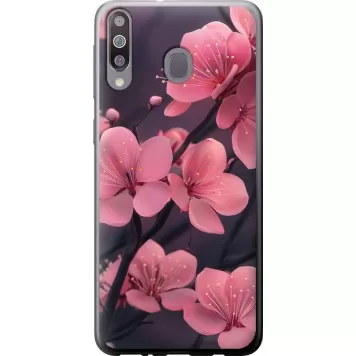 Чехол на Samsung Galaxy A40s A3050 Пурпурная сакура