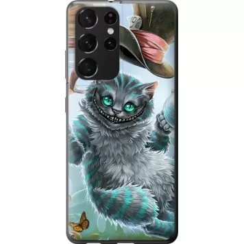 Чехол на Samsung Galaxy S21 Ultra (5G) Чеширский кот 2