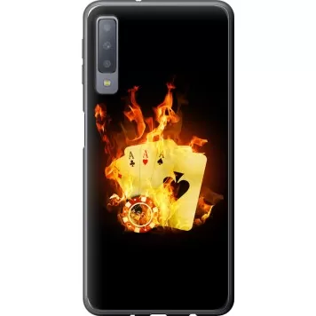 Чохол на Samsung Galaxy A7 (2018) A750F Палаючі карти