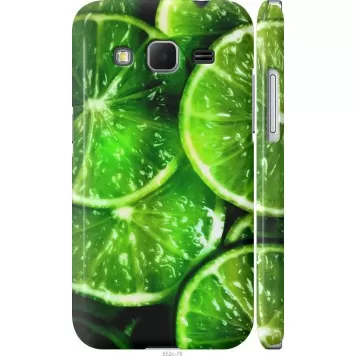 Чехол на Samsung Galaxy Core Prime G360H Зелёные дольки лимона