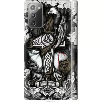 Чехол на Samsung Galaxy Note 20 Тату Викинг