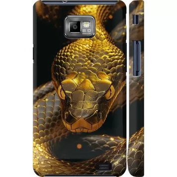 Чохол на Samsung Galaxy S2 i9100 Golden snake