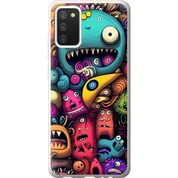 Чохол на Samsung Galaxy A02s A025F Смішні монстри