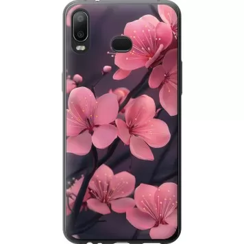 Чехол на Samsung Galaxy A6s Пурпурная сакура