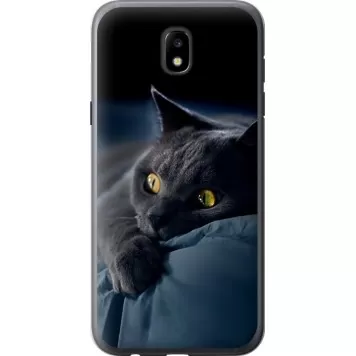 Чехол на Samsung Galaxy J5 J530 (2017) Дымчатый кот
