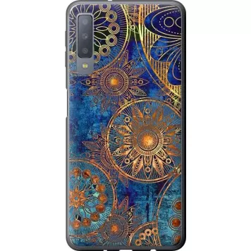 Чохол на Samsung Galaxy A7 (2018) A750F Золотий візерунок