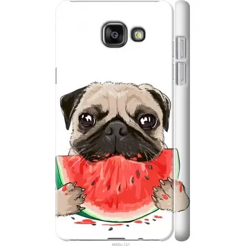 Чохол на Samsung Galaxy A7 (2016) A710F Мопс і кавун