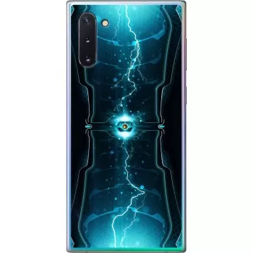 Чехол на Samsung Galaxy Note 10 Молнии в цилиндре