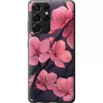 Чехол на Samsung Galaxy S21 Ultra (5G) Пурпурная сакура