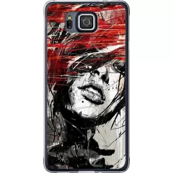 Чохол на Samsung Galaxy Alpha G850F Обличчя дівчини