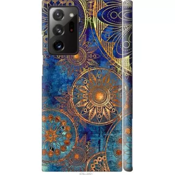 Чехол на Samsung Galaxy Note 20 Ultra Золотой узор