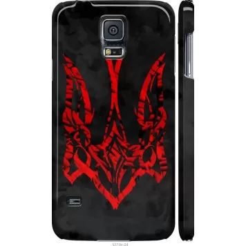 Чехол на Samsung Galaxy S5 Duos SM G900FD Герб Украины v4
