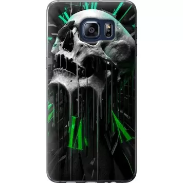 Чохол на Samsung Galaxy S6 Edge Plus G928 Череп-годинник