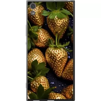 Чохол на Sony Xperia XA1 Ultra G3212 Золота полуниця
