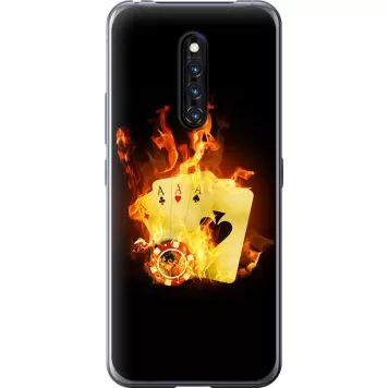 Чохол на Vivo X27 Pro Палаючі карти
