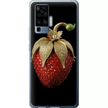 Чехол на Vivo X50 Pro Клубника v3