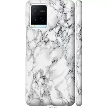 Чехол на Vivo Y21s Мрамор белый