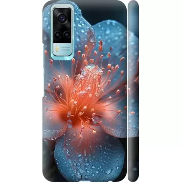 Чехол на Vivo Y31 Роса на цветке