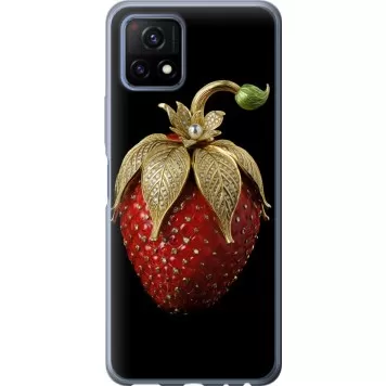 Чехол на Vivo Y52S Клубника v3